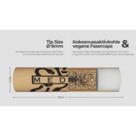 Medusa Organic Aktivkohlefilter 6mm 1000 Stk.