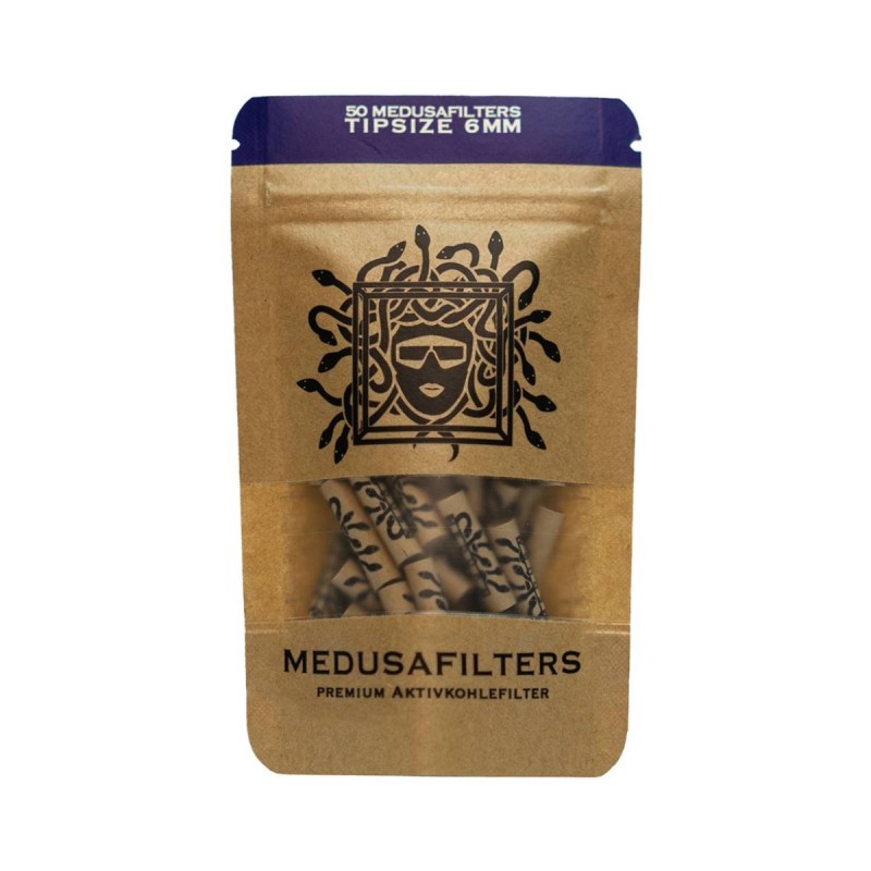 Medusa Organic Aktivkohlefilter 6mm 50 Stk.