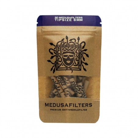 Medusa Organic Aktivkohlefilter 6mm 50 Stk.