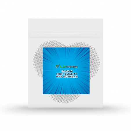 LX Pipes HQ Siebe Screens aus Edelstahl 15mm 3 Stk.