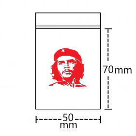 Zip-Beutel mit Che Guevara-Aufdruck 50x70mm