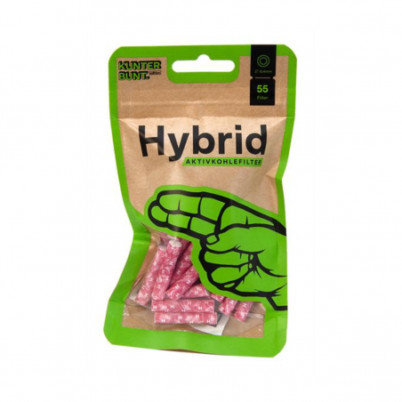 Hybrid Supreme Filters Magenta Zellulose/Aktivkohle 6,4mm 55 Stk.