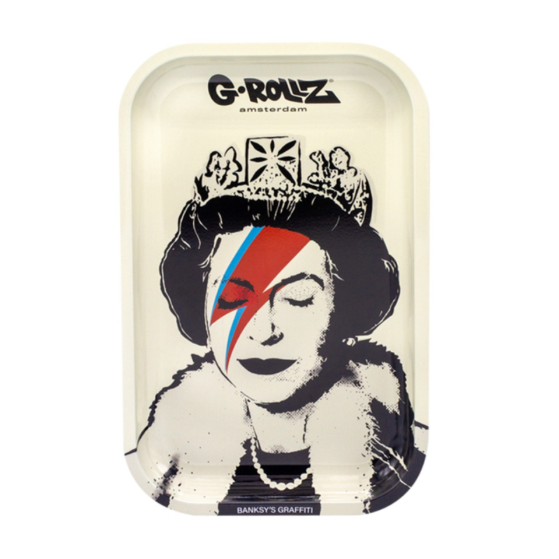 G-Rollz 'Banksy's Lizzie Stardust' Tablett Rolling Tray M