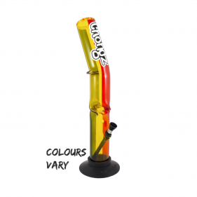 Chongz 'Royal Cream Rasta' Gebogene Acrylbong