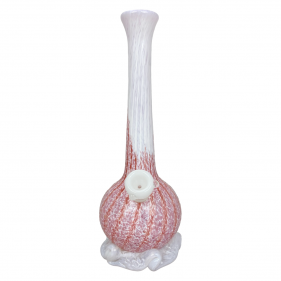 Noble Glass Small Softglas Bong GonG Weiß-Pink