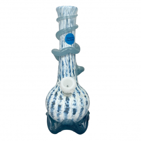 Noble Glass Glow in the Dark Small Softglas Bong Blau