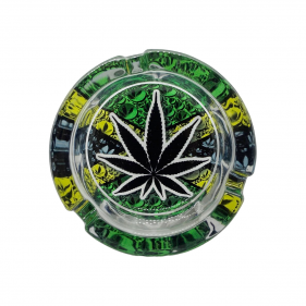 Aschenbecher aus Glas Jamaika