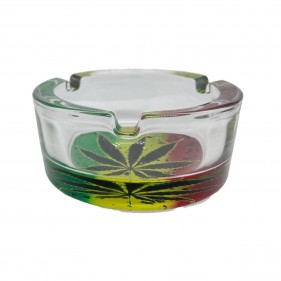 Aschenbecher aus Glas Rasta